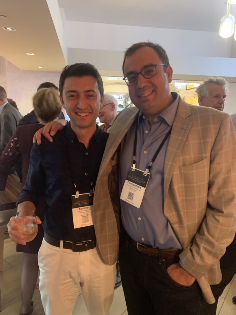 Dr Constantinos Kritiotis with Dr Egemen Ayhan at ASSH Las Vegas 2019.