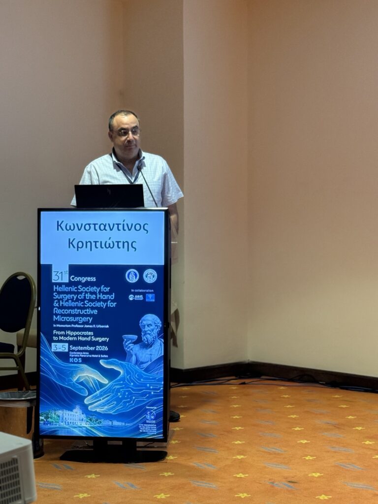 Dr Kritiotis discussing his clinical experience with upper-limb spasticity reduction surgery.